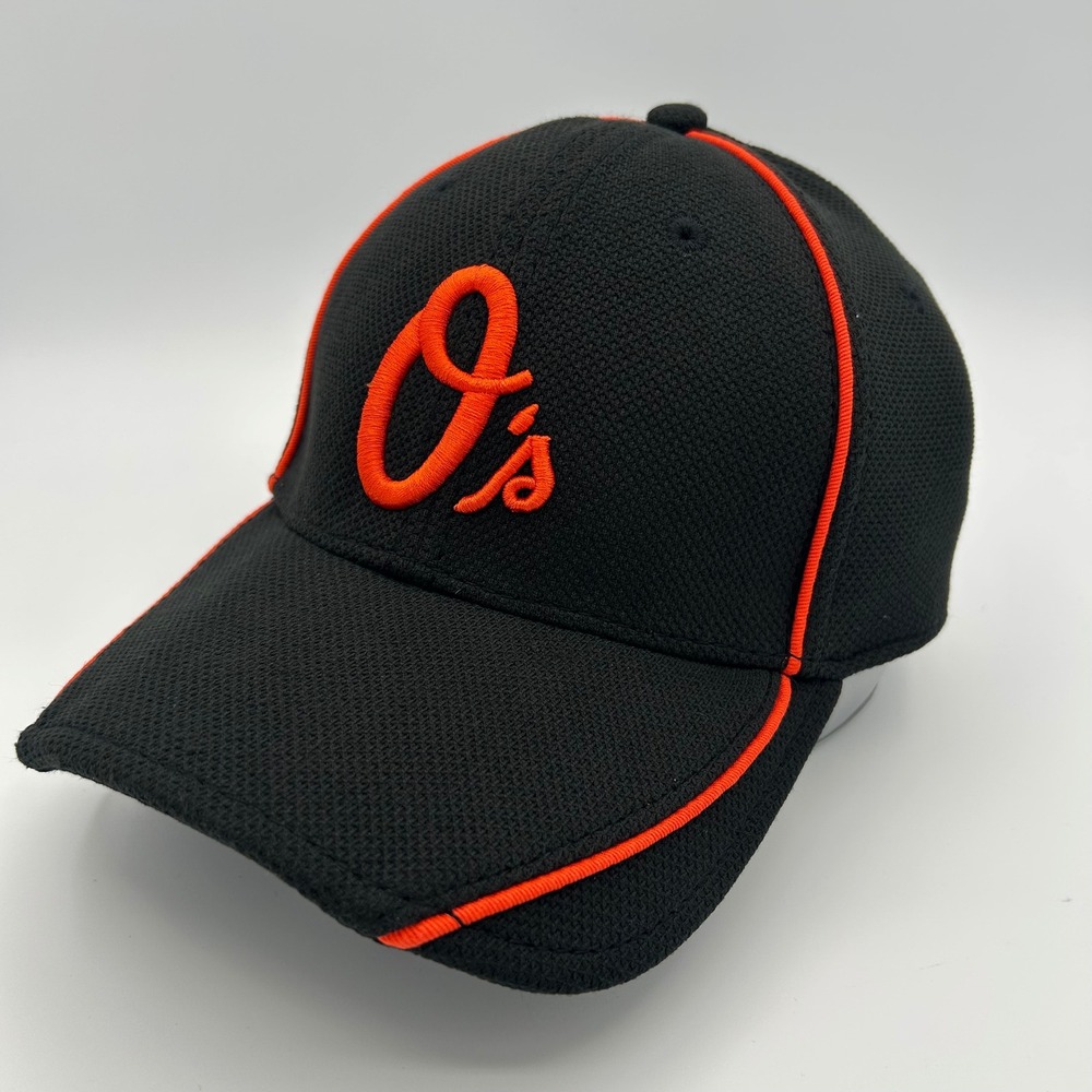 Baltimore Orioles Hat New Era 39THIRTY Men M/L Black Sportswear Baseball Cap